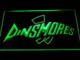Dinsmores Fishing Logo LED Neon Sign USB - Green - TheLedHeroes