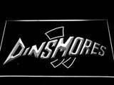 Dinsmores Fishing Logo LED Neon Sign USB - White - TheLedHeroes