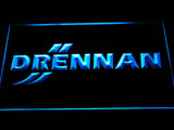 FREE Drennan Fishing Logo LED Sign - Blue - TheLedHeroes