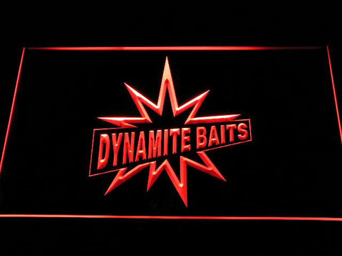 Dynamite Baits Fishing Logo LED Neon Sign Electrical - Red - TheLedHeroes