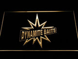 Dynamite Baits Fishing Logo LED Neon Sign Electrical - Yellow - TheLedHeroes