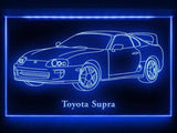Toyota Supra (2) LED Neon Sign Electrical - Blue - TheLedHeroes
