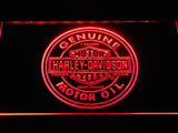 Harley Davidson Motor Oil LED Sign - Red - TheLedHeroes