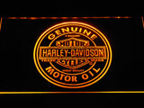 FREE Harley Davidson Motor Oil LED Sign - Yellow - TheLedHeroes