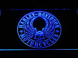 Harley Davidson 6 LED Sign - Blue - TheLedHeroes