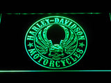 Harley Davidson 6 LED Sign - Green - TheLedHeroes
