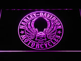 Harley Davidson 6 LED Neon Sign USB - Purple - TheLedHeroes