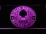 Harley Davidson 6 LED Sign - Purple - TheLedHeroes
