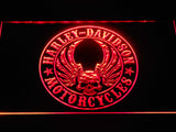Harley Davidson 6 LED Neon Sign Electrical - Red - TheLedHeroes