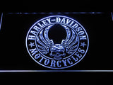 Harley Davidson 6 LED Neon Sign Electrical - White - TheLedHeroes