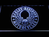 Harley Davidson 6 LED Sign - White - TheLedHeroes