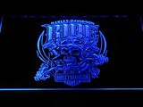 FREE Harley Davidson Ride LED Sign - Blue - TheLedHeroes