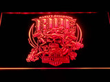 FREE Harley Davidson Ride LED Sign - Red - TheLedHeroes