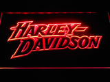 Harley Davidson 2 LED Neon Sign Electrical - Red - TheLedHeroes