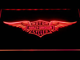 Harley Davidson 3 LED Neon Sign Electrical - Red - TheLedHeroes