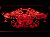 Harley Davidson An American Legend LED Neon Sign Electrical - Red - TheLedHeroes