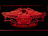 FREE Harley Davidson An American Legend LED Sign - Red - TheLedHeroes