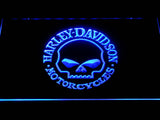 Harley Davidson 4 LED Sign - Blue - TheLedHeroes