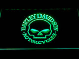 Harley Davidson 4 LED Neon Sign Electrical - Green - TheLedHeroes