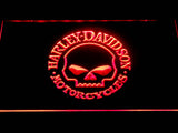 Harley Davidson 4 LED Sign - Red - TheLedHeroes