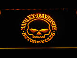Harley Davidson 4 LED Sign - Yellow - TheLedHeroes