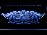 FREE Harley Davidson Queen of the Road LED Sign - White - TheLedHeroes