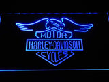 Harley Davidson 5 LED Sign - Blue - TheLedHeroes