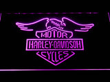 Harley Davidson 5 LED Sign - Purple - TheLedHeroes