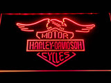 Harley Davidson 5 LED Sign - Red - TheLedHeroes