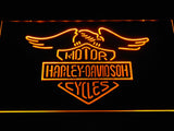 Harley Davidson 5 LED Sign - Yellow - TheLedHeroes