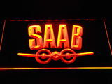 Saab (4) LED Neon Sign Electrical - Orange - TheLedHeroes