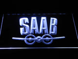 Saab (4) LED Neon Sign USB - White - TheLedHeroes