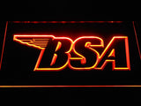 BSA Motorcycles (3) LED Neon Sign Electrical - Orange - TheLedHeroes