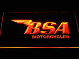 BSA Motorcycles (2) LED Neon Sign Electrical - Orange - TheLedHeroes