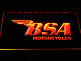 BSA Motorcycles (2) LED Neon Sign USB - Orange - TheLedHeroes