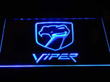 Dodge Viper LED Neon Sign Electrical - Blue - TheLedHeroes