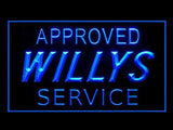 Willys Service LED Neon Sign USB -  - TheLedHeroes