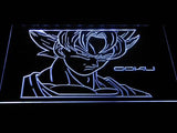 Dragon Ball Saiyan Goku LED Neon Sign - White - TheLedHeroes