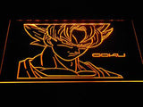 Dragon Ball Saiyan Goku LED Neon Sign - Yellow - TheLedHeroes