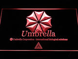 Resident Evil Umbrella Corp LED Neon Sign USB - Red - TheLedHeroes