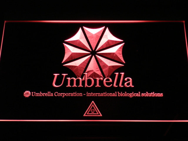 FREE Resident Evil Umbrella Corp LED Sign - Red - TheLedHeroes