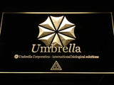 Resident Evil Umbrella Corp LED Neon Sign USB - Yellow - TheLedHeroes
