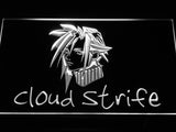 Cloud Strife Final Fantasy 7 LED Sign - White - TheLedHeroes