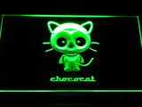 Chococat Logo LED Neon Sign USB - Green - TheLedHeroes