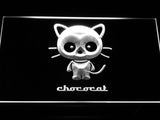 Chococat Logo LED Neon Sign USB - White - TheLedHeroes