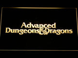 Advanced Dungeons & Dragons LED Neon Sign USB - Yellow - TheLedHeroes