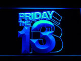 Friday The 13th LED Neon Sign USB - Blue - TheLedHeroes