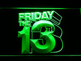 Friday The 13th LED Neon Sign USB - Green - TheLedHeroes