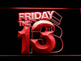 Friday The 13th LED Neon Sign USB - Red - TheLedHeroes
