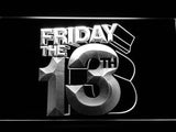 Friday The 13th LED Neon Sign USB - White - TheLedHeroes